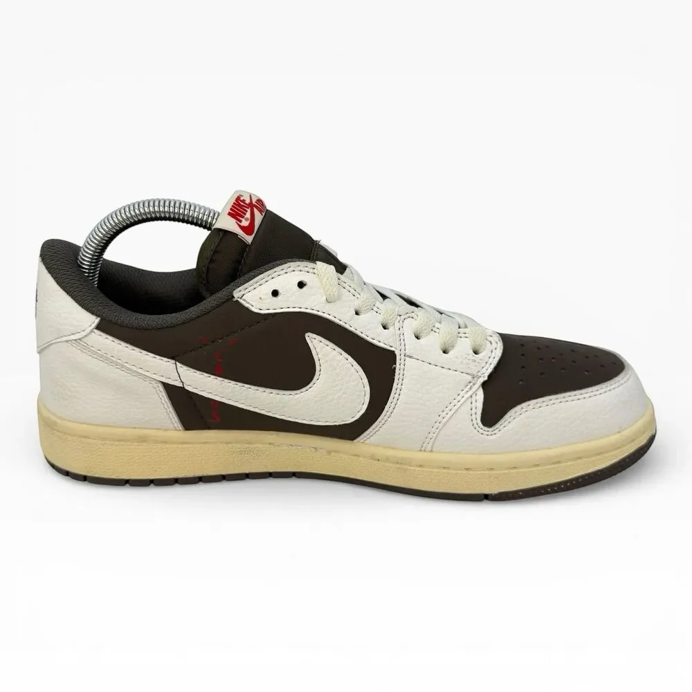 Size 10 - Jordan 1 Retro Low OG SP - Travis Scott Reverse Mocha - No Box - Clean